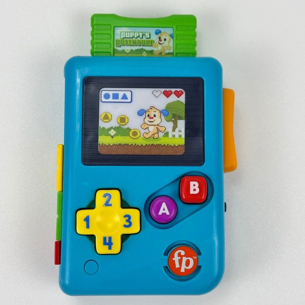 Fisher-Price Laugh‎ & Learn Lil' Gamer GTJ65 Blue Musical Handheld Toddler Toy